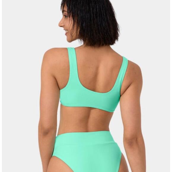 Halara Swim U-Shaped Solid Bikini Top Swimwear M Medium NWT - Picture 2 of 7